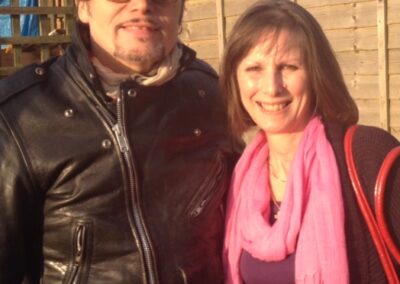 Adam Ant with Jane (Production Assistant)